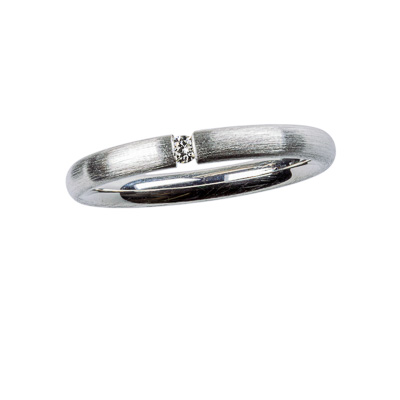 Silberring mit Brillant