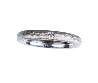 Silberring mit Brillant
