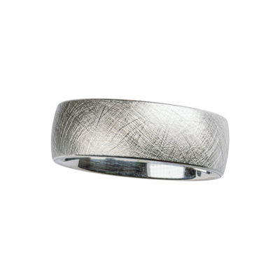 Trauring Silber mattiert
