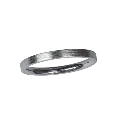 Trauring Silber mattiert