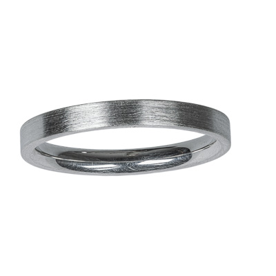 Trauring Silber mattiert